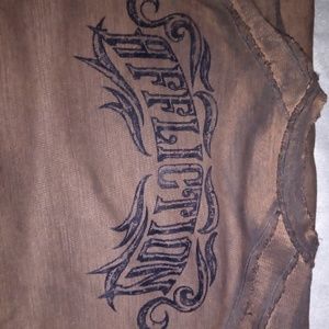 Affliction long sleeve shirt reversible xl